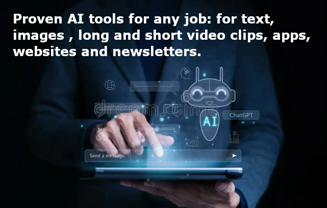 Proven AI Tools For Any Job